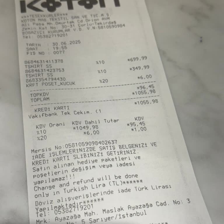 Küçük Kağıt Poşete 6 TL Ücret Şoku!