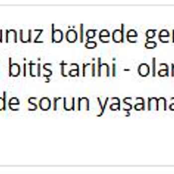 İnternet Kesintisi Ve Bilgilendirme Eksikliği Nedeniyle Mağduriyet