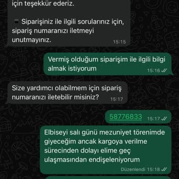 Mezuniyet Elbisem Çıtçıtı Kopuk Şekilde Teslim Edildi Hayal Kırıklığı Yaşadım