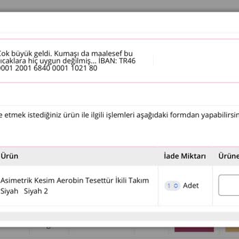 İade Ücreti Hesabıma Yatırılmıyor, Destek Alamadım
