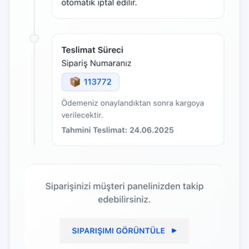 Siparişim Hazırlanmadı Ve İletişim Kuramıyorum