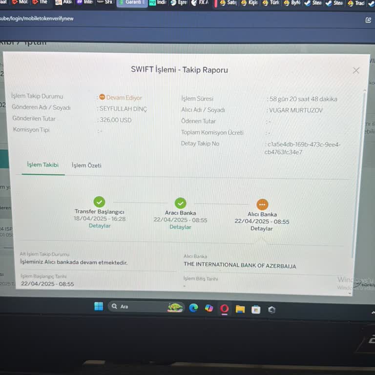 SWIFT İşlemimin Alıcıya Ulaşmaması Ve Garanti Bankası'nın İlgisizliği
