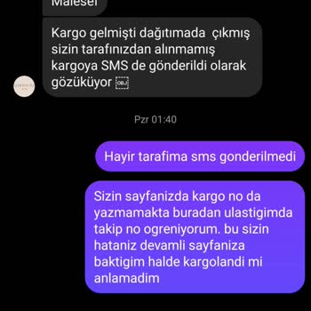 Ürün Teslim Edilmedi, Kargo Takibi Ve İletişim Sorunu Yaşadım