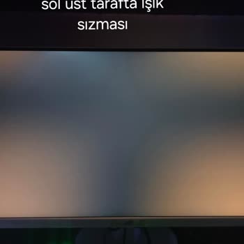 Aldığım Monitörde Ölü Piksel Ve Hasar Sorunu Çözülemedi