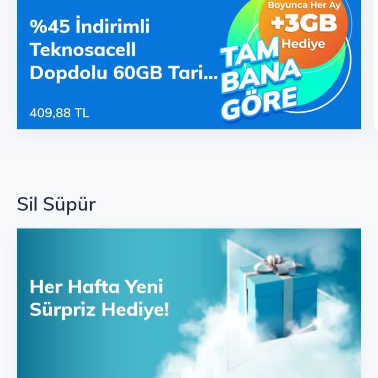 Ek İnternet Hakkım Eksik Tanımlandı
