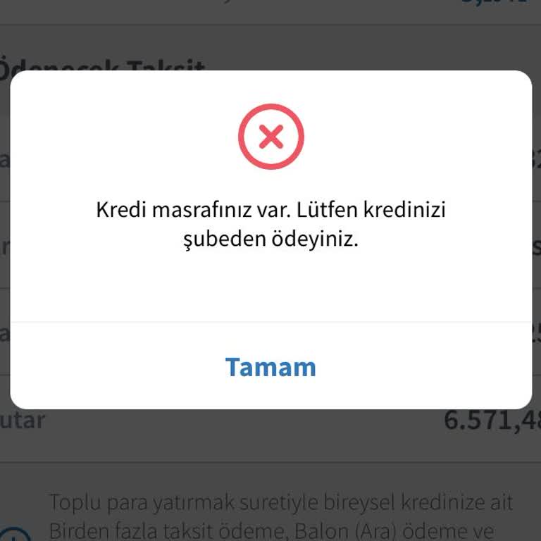 Kredi Taksitimi Ödeyemiyorum, Şubeye Gitmek Zorunda Bırakılıyorum!