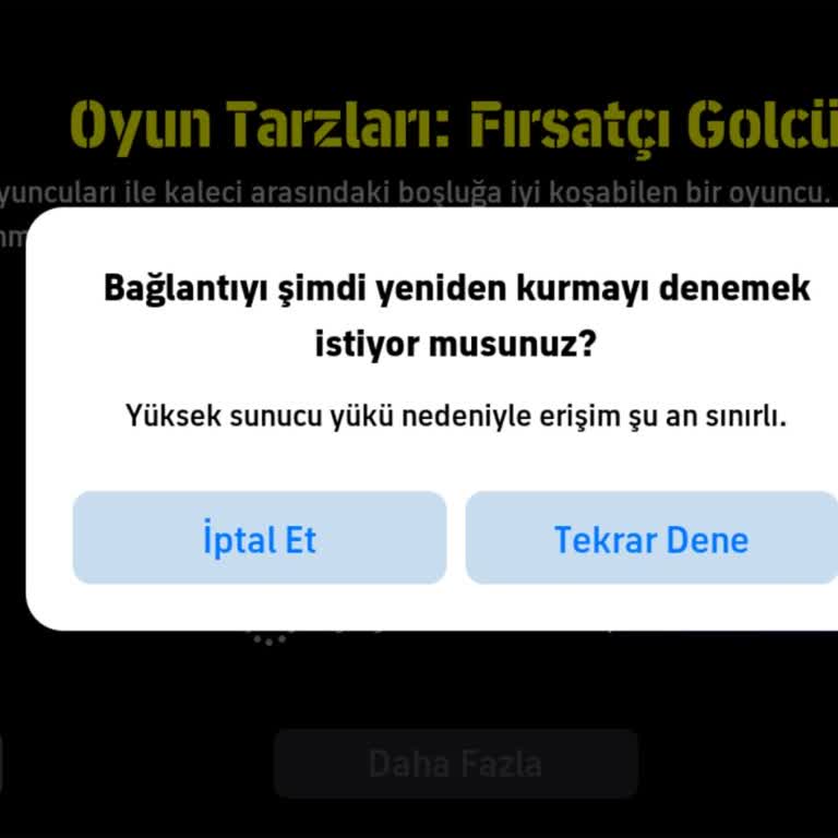 Konami PVP Maçlarında Sürekli Yüksek Sunucu Hatası Sorunu