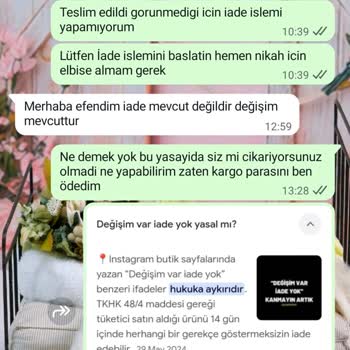 Yanlış Beden, İlgisiz Firma: Mağdur Edildim