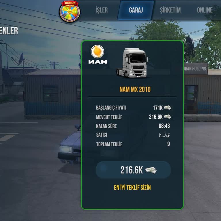 Yanlışlıkla Satışa Sunulan Tır İçin İptal Talebi