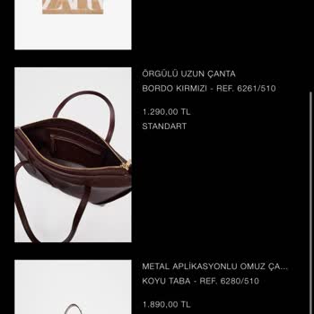 Zara Değişim Süresi Nedeniyle Yeni Ve Etiketli Çantamı Değiştirmiyor