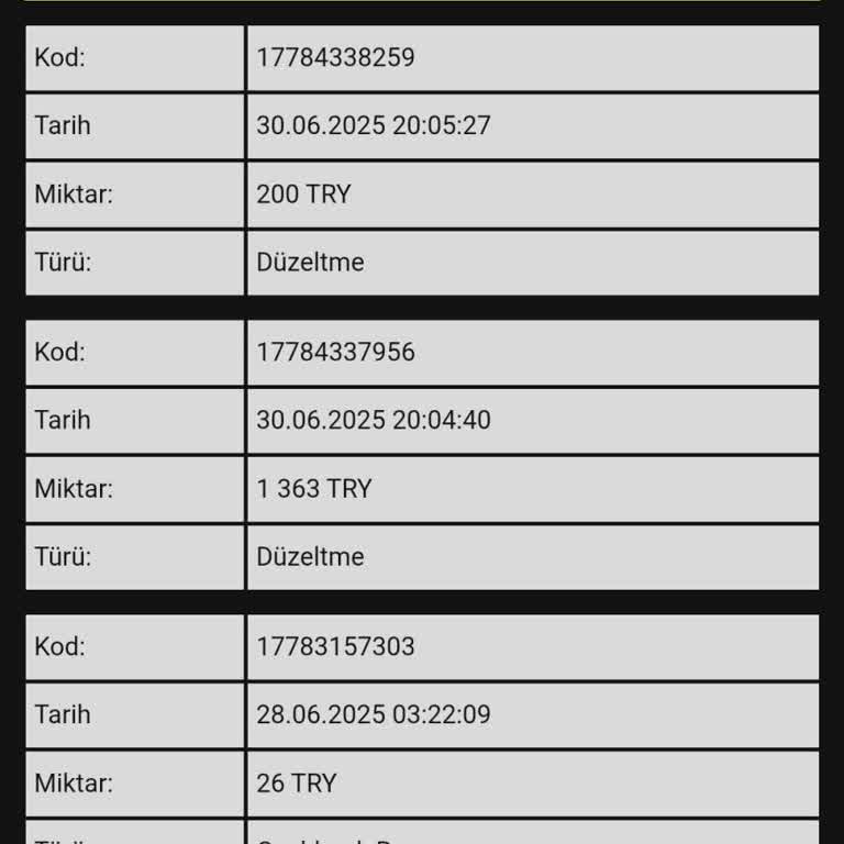 Kazanç Çekimi Sırasında Bakiyemin Silinmesi