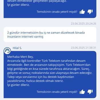 11 Gündür Süren İnternet Kesintisi Ve İlgisiz Müşteri Hizmetleri Mağduriyeti