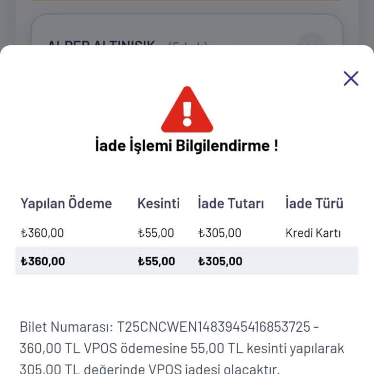 Hızlı Tren Bilet İadesinde Haksız Kesinti Endişesi