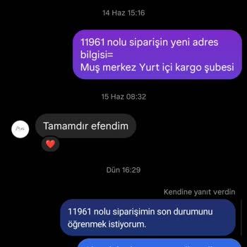Siparişimin Teslimatı Ve İletişim Eksikliği