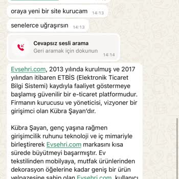 Evsehri.com'dan Aldığım Dolap Gönderilmedi, Mağdur Edildim!