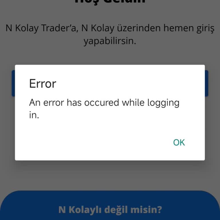 Nkolay Trader Uygulamasına Giriş Yapılamıyor Hisse Alımında Sorun