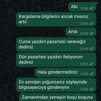 Kargo Bilgileri Verilmedi, Müşteriyle İlgilenilmedi