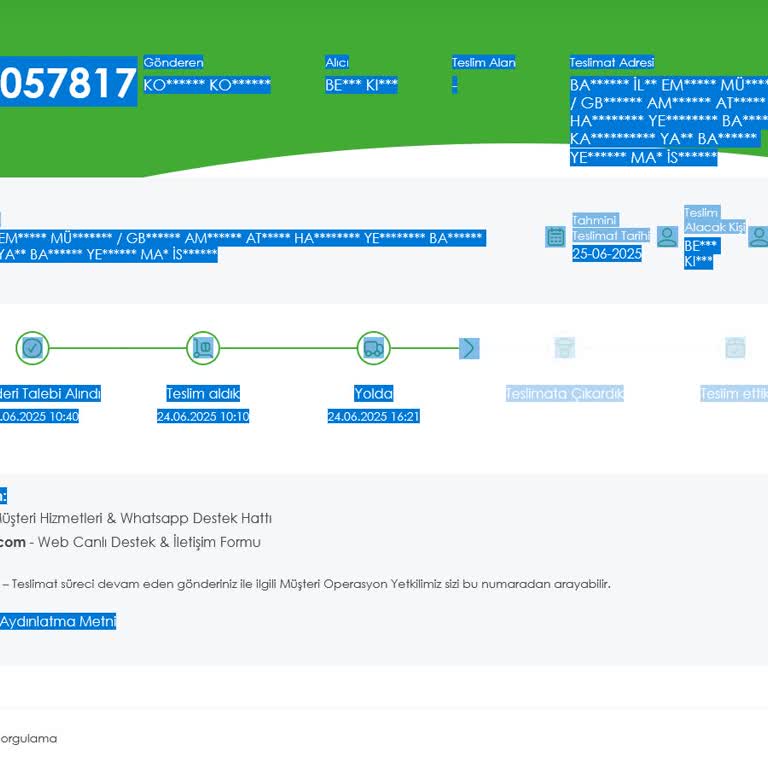 Trendyol Eksik Ürünlerim Kayboldu Kargo Firması Dönüş Yapmıyor