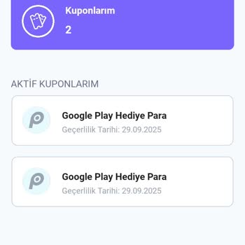 Paycell Puanlarıyla Aldığım Google Play Kuponu Kullanılmıyor