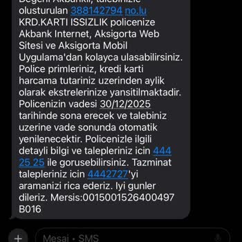 İzinsiz Sigorta Poliçesi Kesintisi Ve Müşteri Hizmetlerine Ulaşılamaması