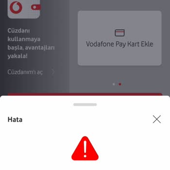 Vodafone Cüzdanı Yıllardır Kullanamıyorum Çözüm Sunulmuyor