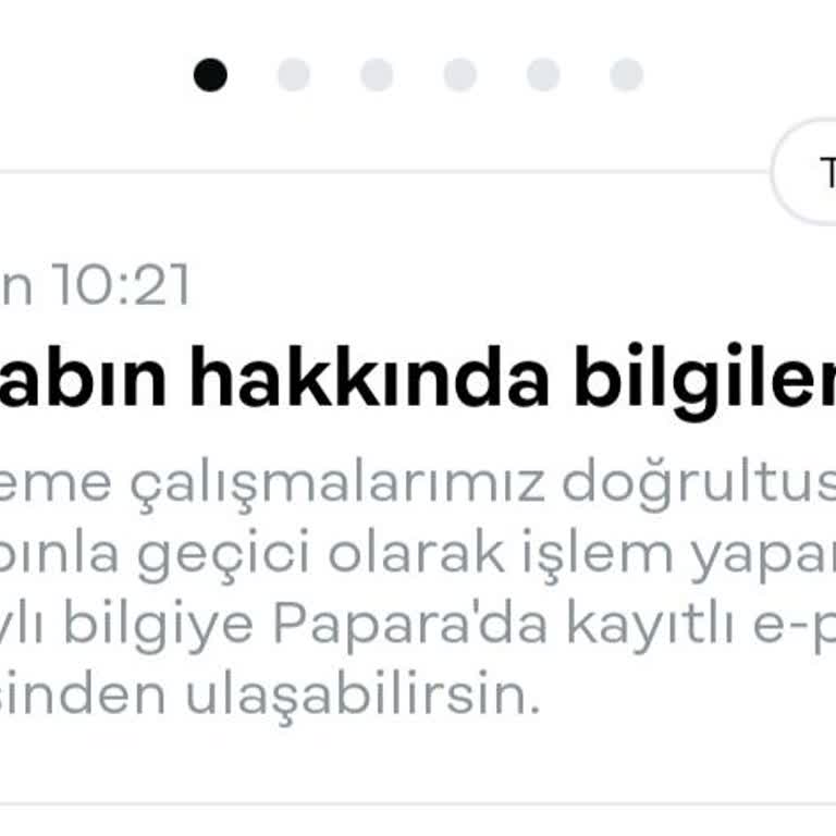 Papara Hesabım Bir Aydır Blokeli, Param İçeride ve Mağdur Ediliyorum