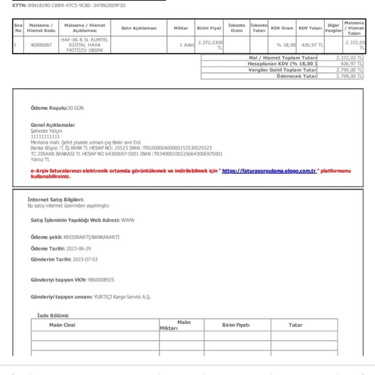 Kumtel Fritözde Güvenlik Sorunu Ve Servis İlgisizliği