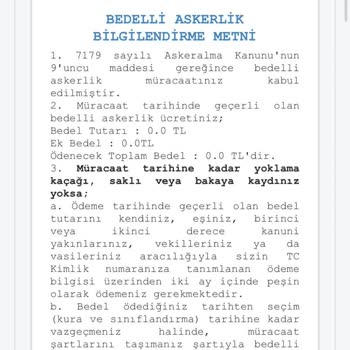 Bedelli Askerlik Ücretimin Başvuru Sonrası Sıfırlanması Ve Zam Endişesi