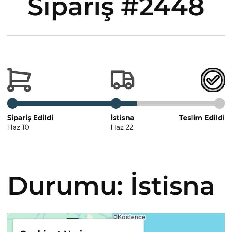 Derya Antalya Siparişim Teslim Edilmedi, İletişim Yok