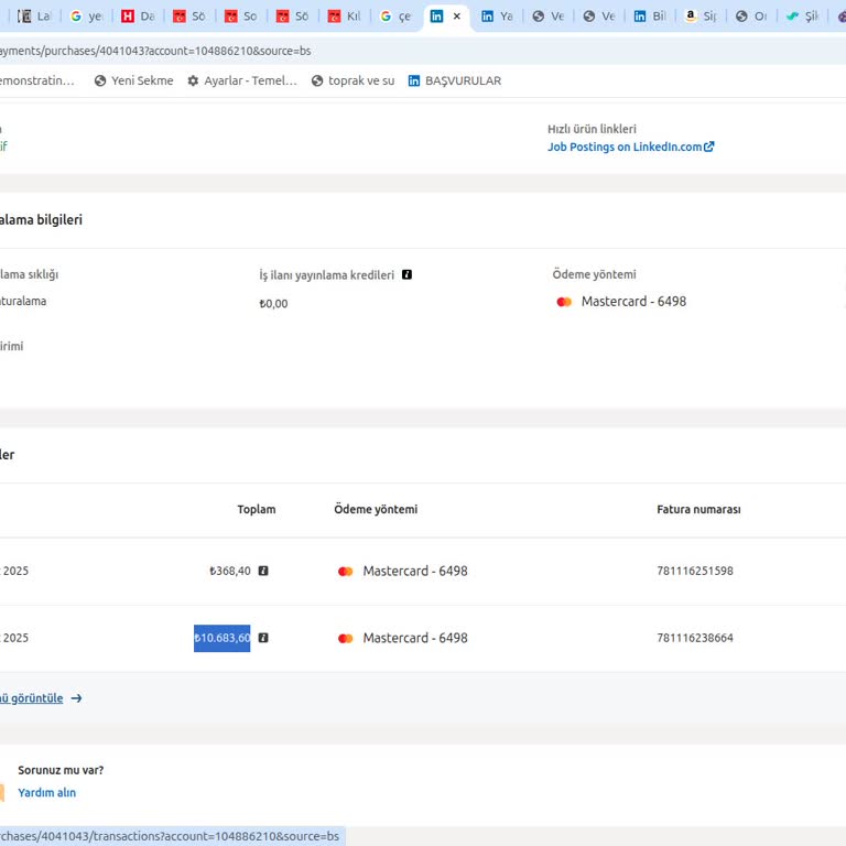 LinkedIn'de Ücretsiz İlan Verirken Beklenmedik Ücretlendirme Ve Sonuçsuz Başvurular