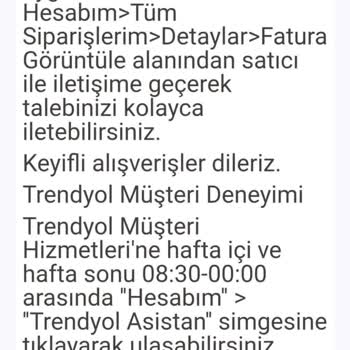 Trendyol'dan Aldığım Bulaşık Makinesi Sepetlerinin İadesinde Fatura Ve Müşteri Hizmetleri Sorunu