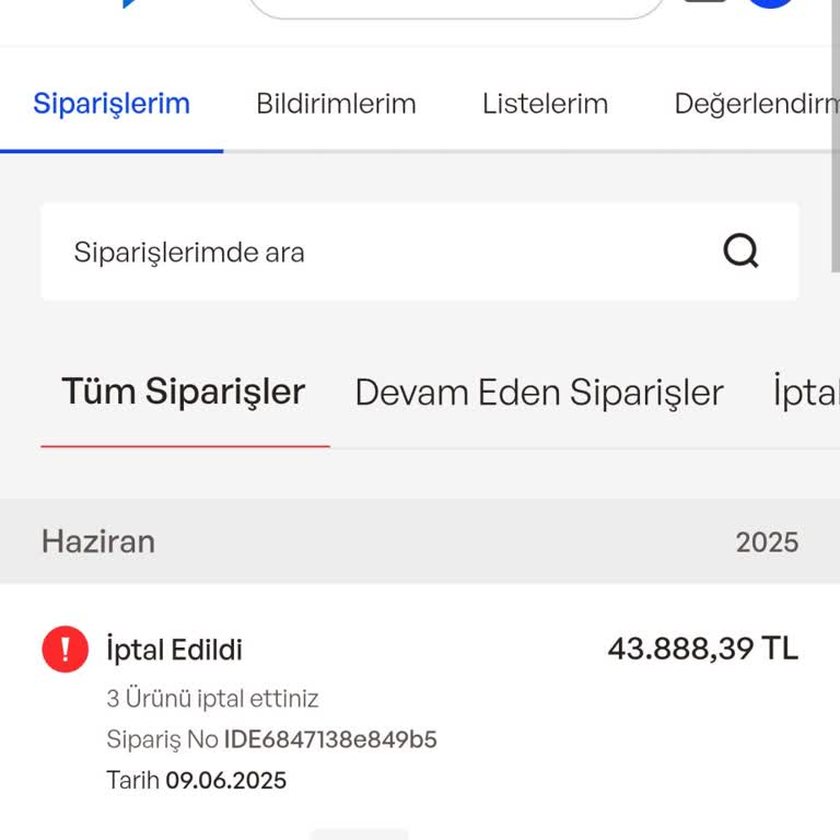 İdefix'ten Alınan Ürünün İadesi 20 Gündür Yapılmıyor