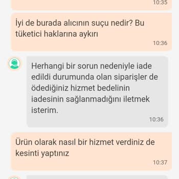 Kargo Hasarı Nedeniyle Teslim Alınmayan Üründe Haksız Hizmet Bedeli Kesintisi
