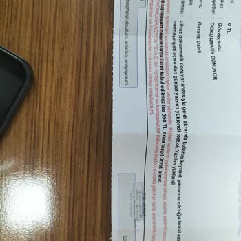 Garanti Servisi Ekran Sorununu Kullanıcı Hatası Olarak Değerlendirdi