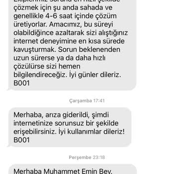 8 Gündür Çözülemeyen İnternet Arızası Ve İlgisiz Müşteri Hizmetleri Mağduriyeti