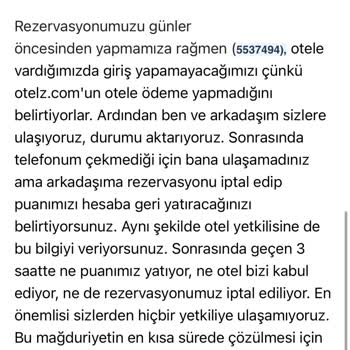 Rezervasyon Sonrası Otele Giriş Sorunu Ve İade Sürecinde Yaşanan Zorluklar