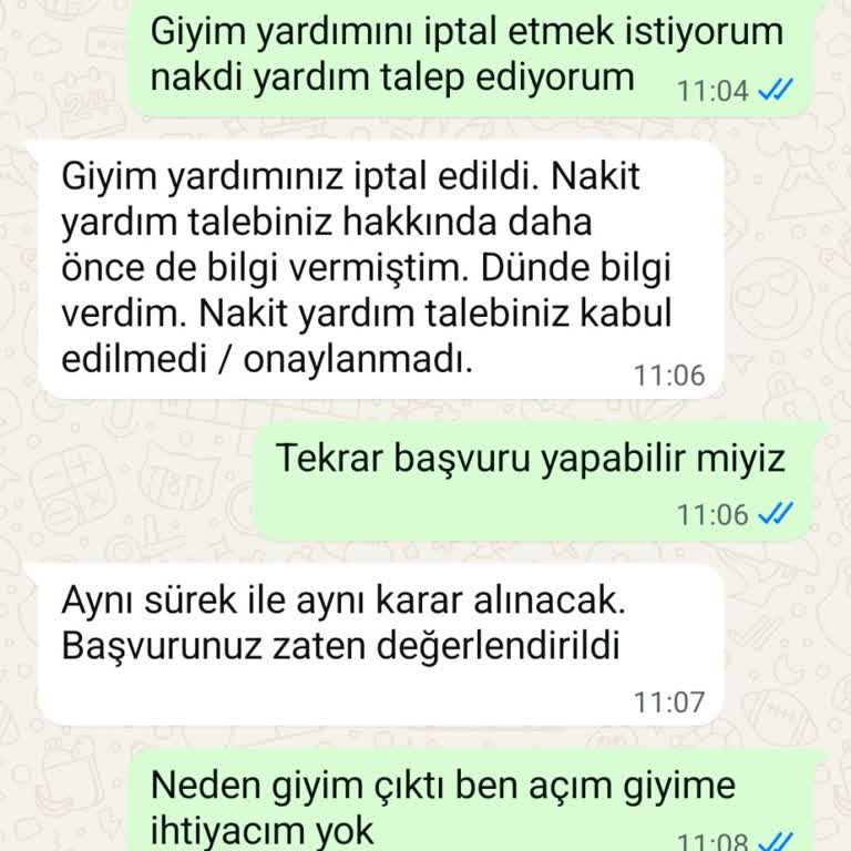 Yardım Başvurusu Sonrası Beklenen Destek Sağlanmadı
