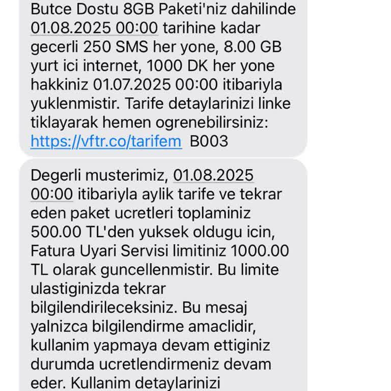 Kampanya Süresinde Yapılan Tarife Değişikliği İşleme Alınmadı