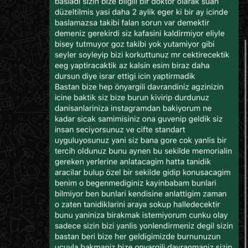 Pediatri Uzmanının Olumsuz Ve Kaba Tutumundan Şikayetçiyim