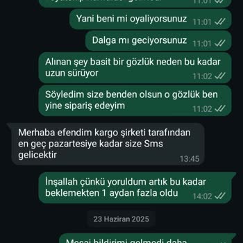 Yanlış Gönderilen Ürün Ve Uzayan Değişim Süreci
