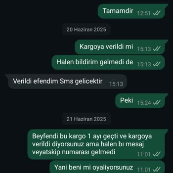 Yanlış Gönderilen Ürün Ve Uzayan Değişim Süreci