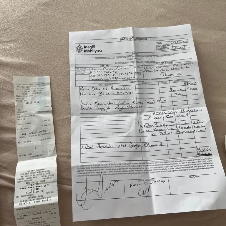 Yatak Odası Siparişi İptalinde Haksız Yüzde Kırk Kesinti Ve Anlayışsız Yaklaşım