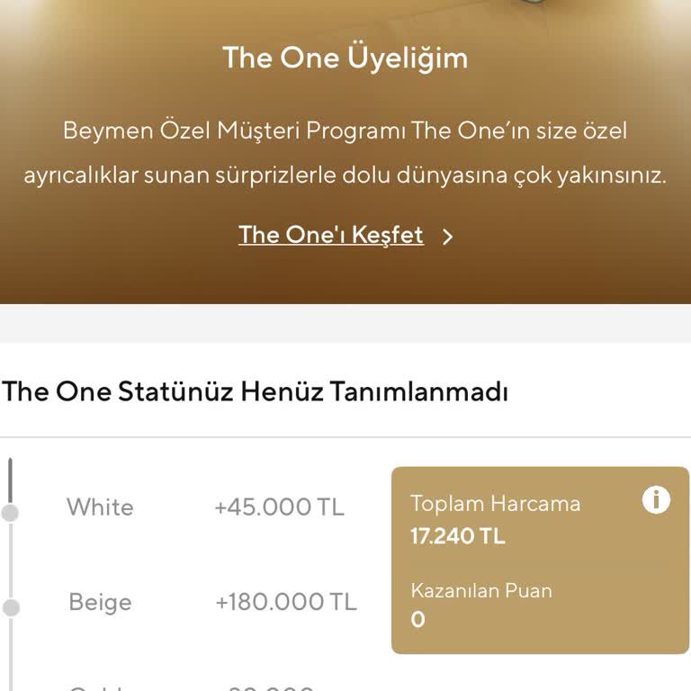 Beymen Online Alışverişte Kart Puanlarım Güncellenmiyor