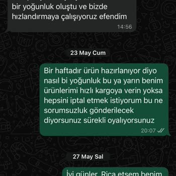 Siparişim Gönderilmedi, İletişim Yok, Mağduriyetim Giderilsin