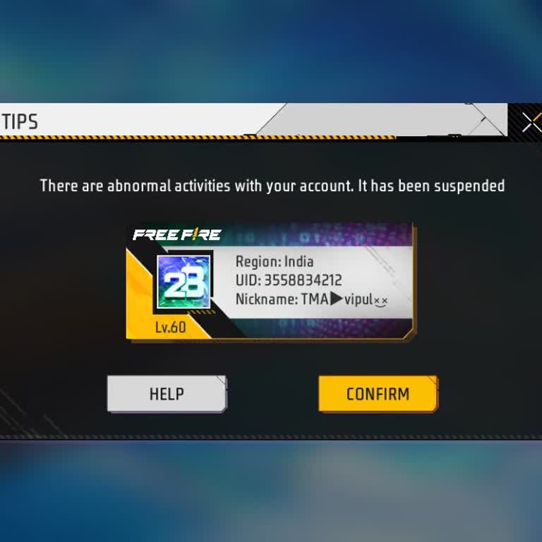 My FF ID Suspended After Using an Unauthorized Tool
