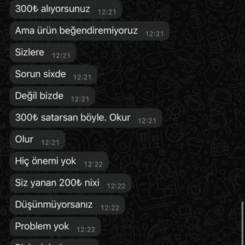 Siparişlerim Yanlış Ve Büyük Geldi, Değişim Talebim Cevapsız Kaldı