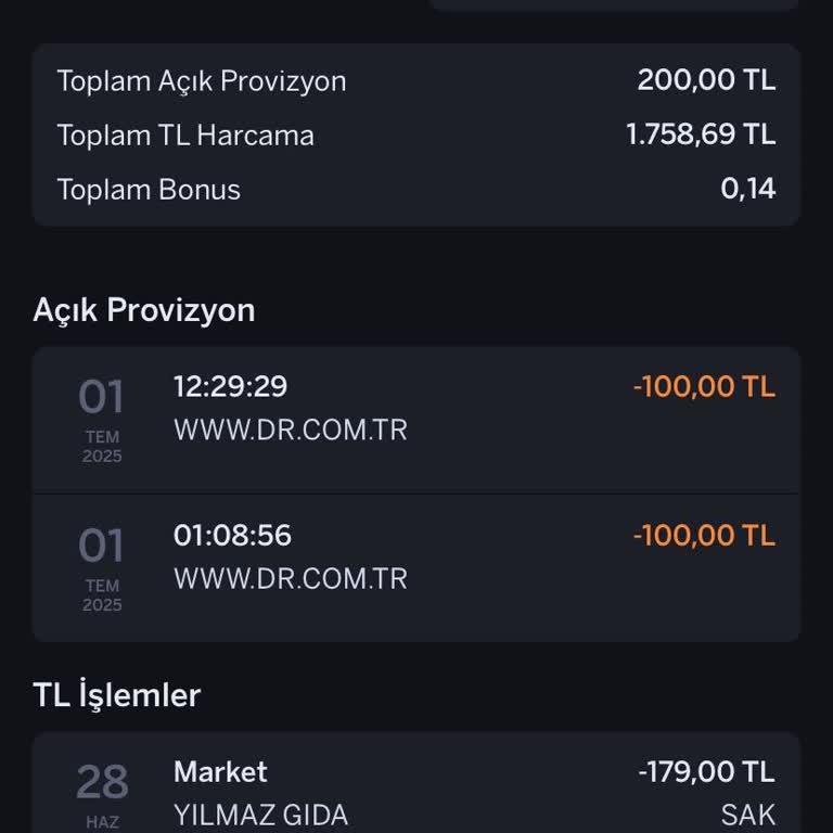 D&R Uygulamasında Hediye Kartı Alırken Para Çekildi Kart Teslim Edilmedi