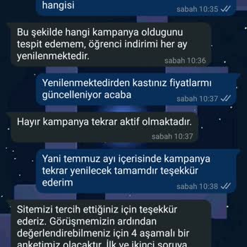 Yanlış Bilgi Nedeniyle Öğrenci İndiriminden Yararlanamadım