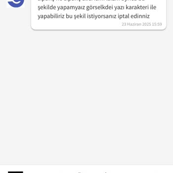 İstediğim Yazı Yerine Alıcı Adı Yazıldı, İlgisizlikle Karşılaştım