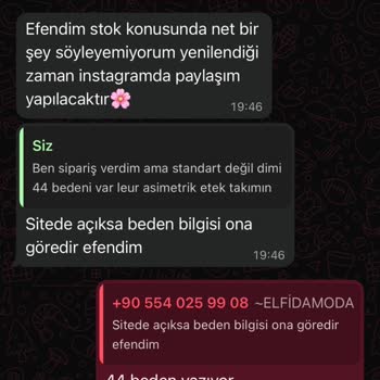 Yanlış Beden Gönderimi Ve Esnek Olmayan İade Politikası Hayal Kırıklığı Yarattı